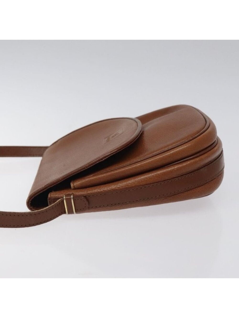 Authentic Burberrys Shoulder Bag Leather Brown - Picture 11 of 16